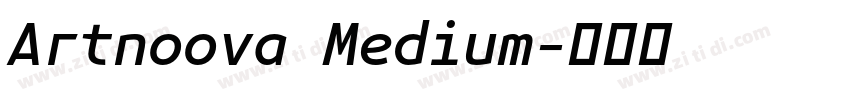 Artnoova Medium字体转换 Artnoova Medium字体转换